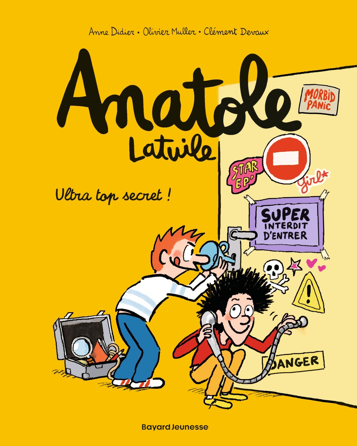 jaquette livre Anatole Latuile, Tome 05: Ultra-top secret !