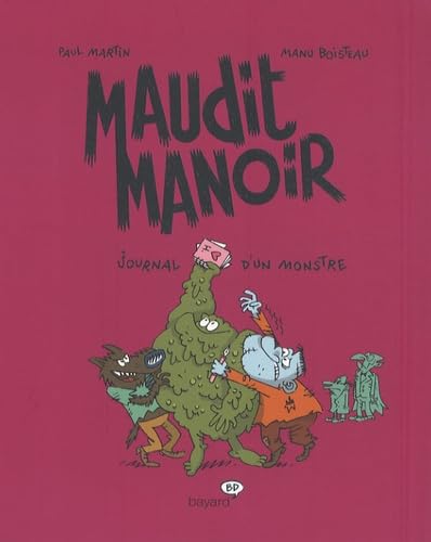 jaquette livre Maudit Manoir Tome 3 - Journal D'un Monstre