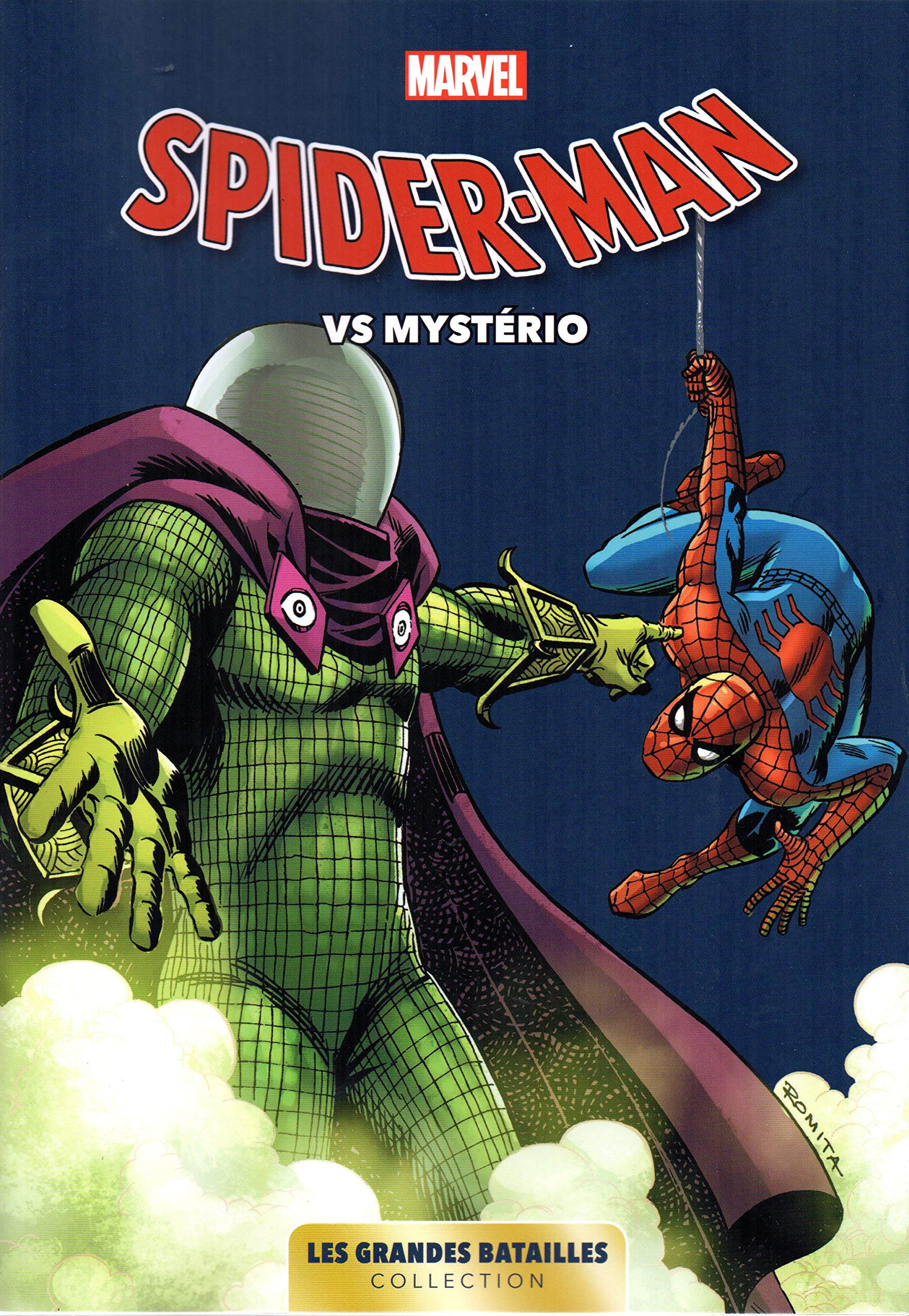 jaquette livre Marvel: Les Grandes Batailles 05 - Spider-Man Vs Mysterio