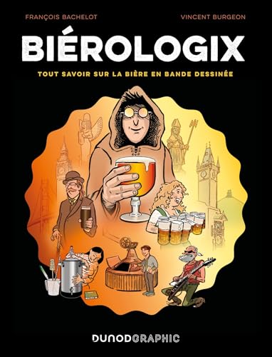 jaquette livre Biérologix - Tout Savoir Sur La Bière En Bande Dessinée