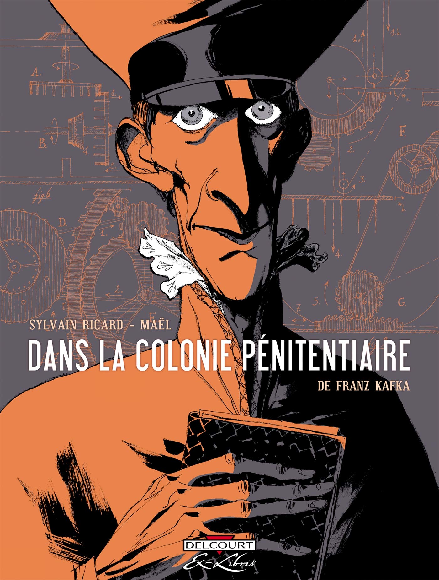 jaquette livre Dans la colonie pénitentiaire, de Franz Kafka