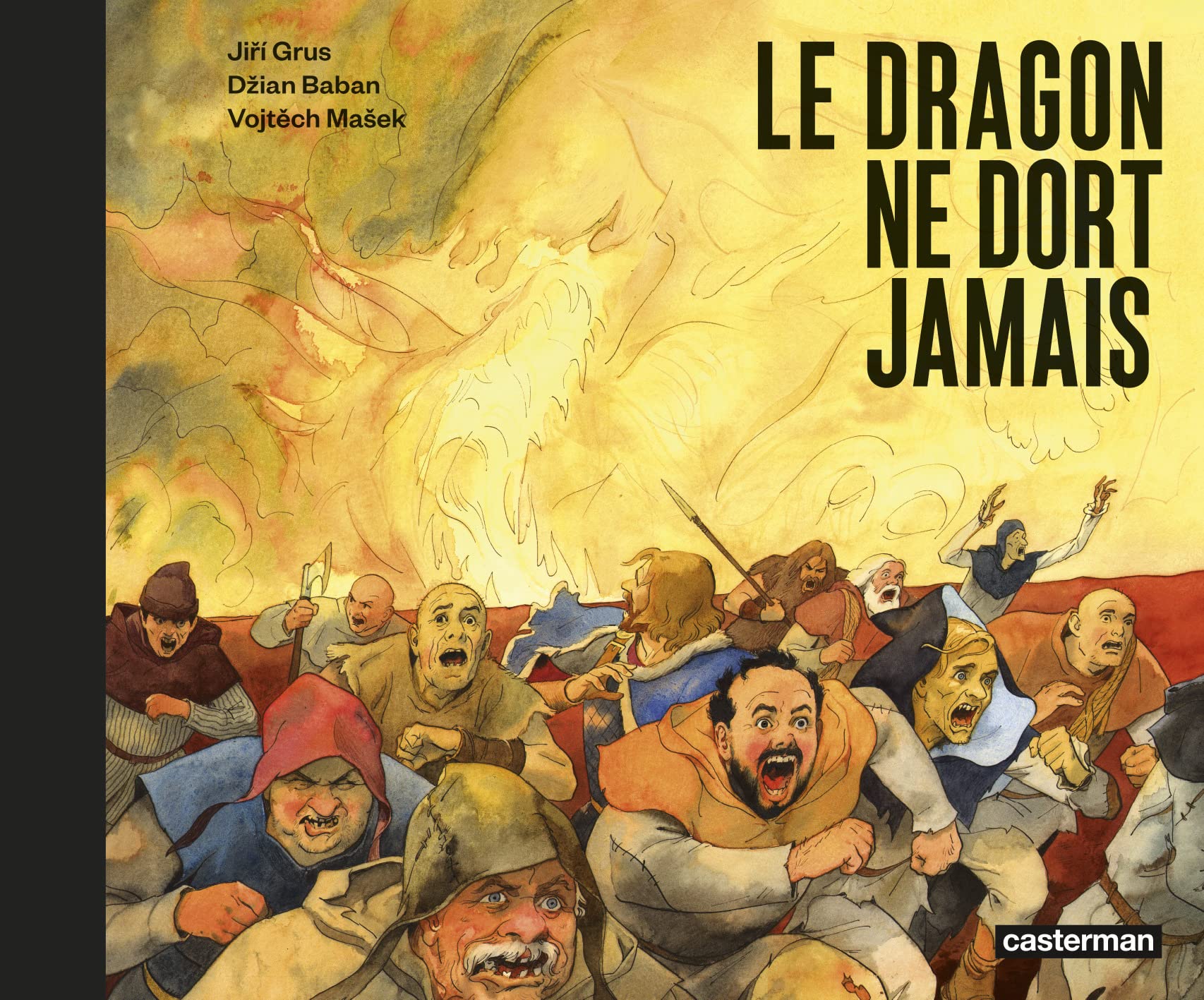 jaquette livre Le dragon ne dort jamais