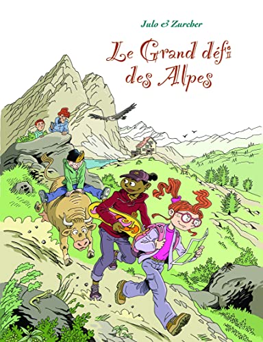 jaquette livre Le Grand Défi Des Alpes