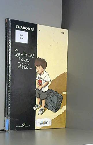 jaquette livre Quelques Jours D'été..