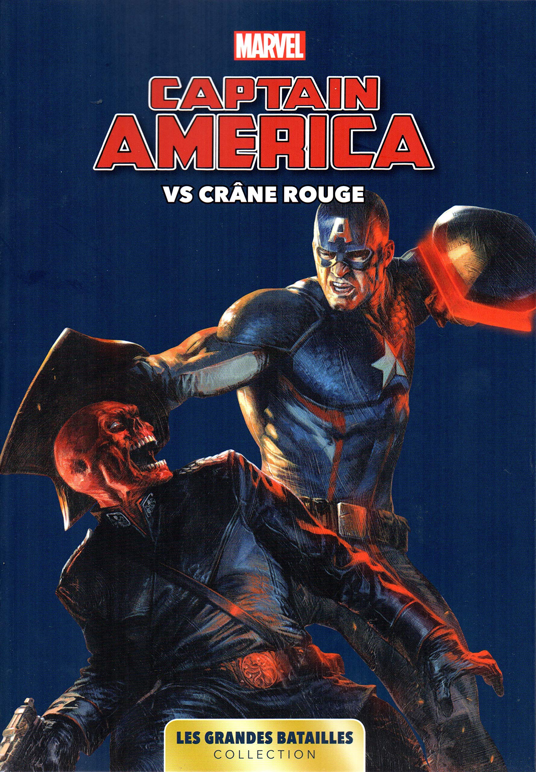 jaquette livre Marvel: Les Grandes Batailles  09 - Captain America Vs Crâne Rouge