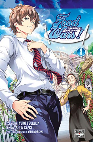 jaquette livre Food wars - Tome 8 : Du coeur à l'ouvrage