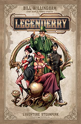 jaquette livre Legenderry - L'aventure Steampunk