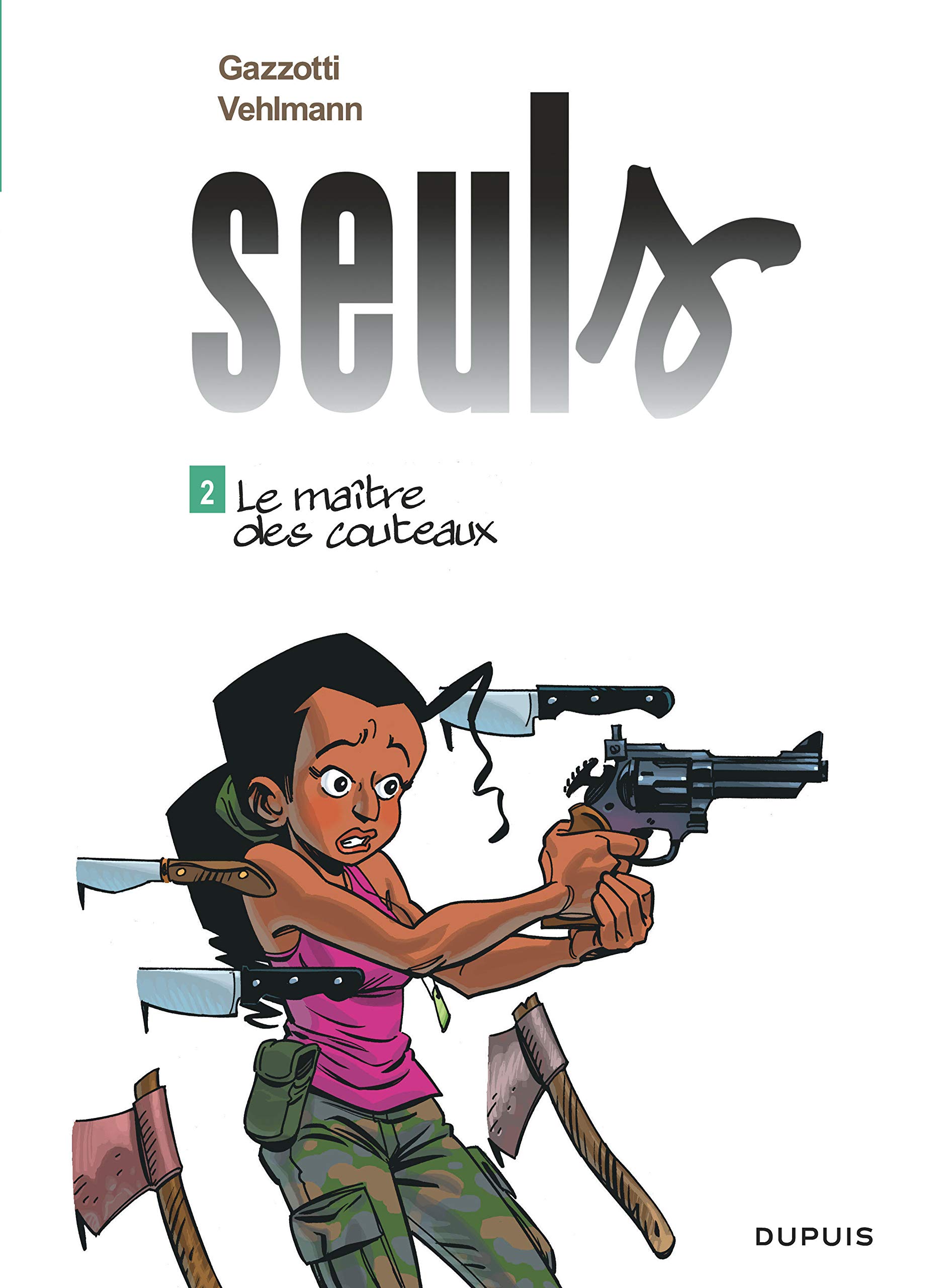 jaquette livre Seuls - tome 2 - Le maître des couteaux