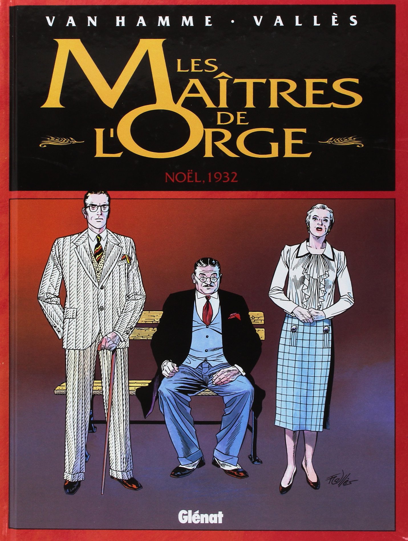 jaquette livre Les maitres de l'orge, tome 4 : Noël, 1932