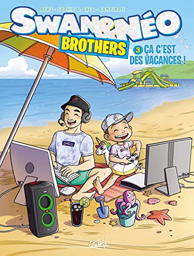 jaquette livre Swan Et Néo - Brothers Tome 3 - Ça C'est Des Vacances