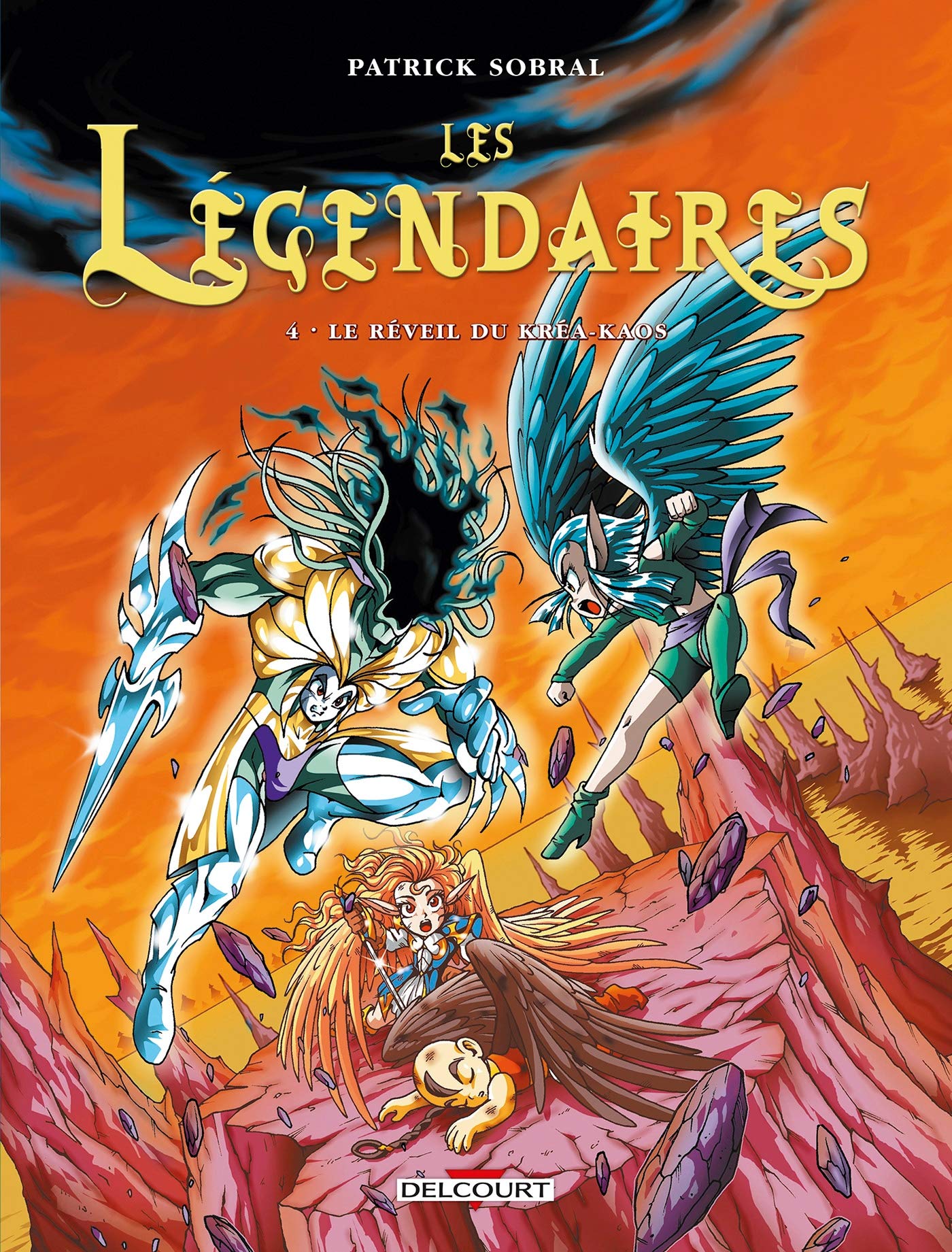 jaquette livre Les Légendaires, Tome 4 : Le Réveil du Kréa-Kaos