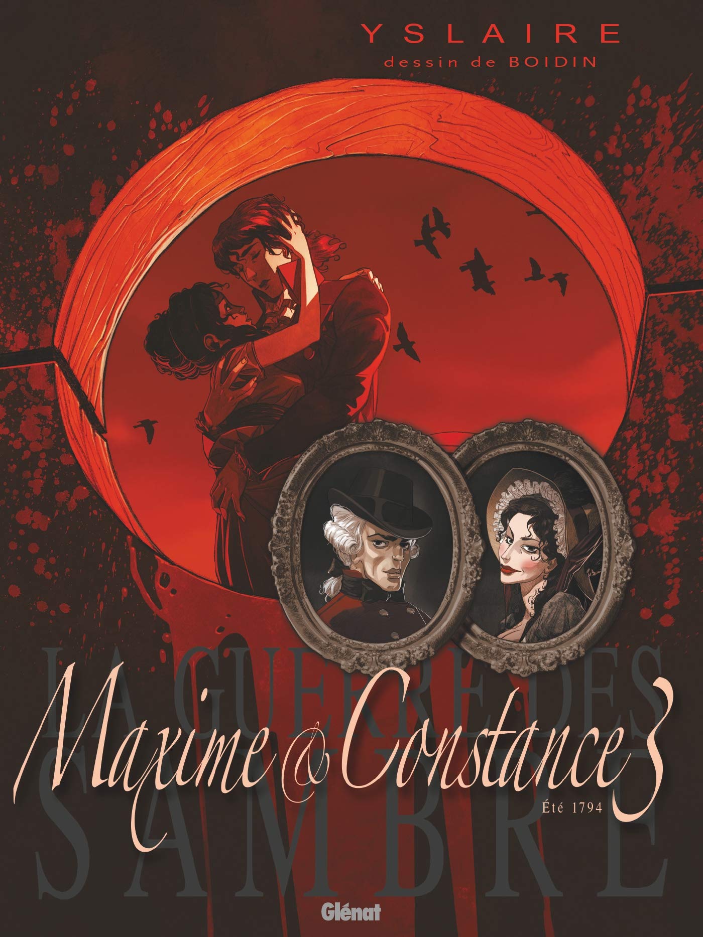jaquette livre La Guerre des Sambre - Maxime et Constance - Tome 03: Le regard de la Veuve