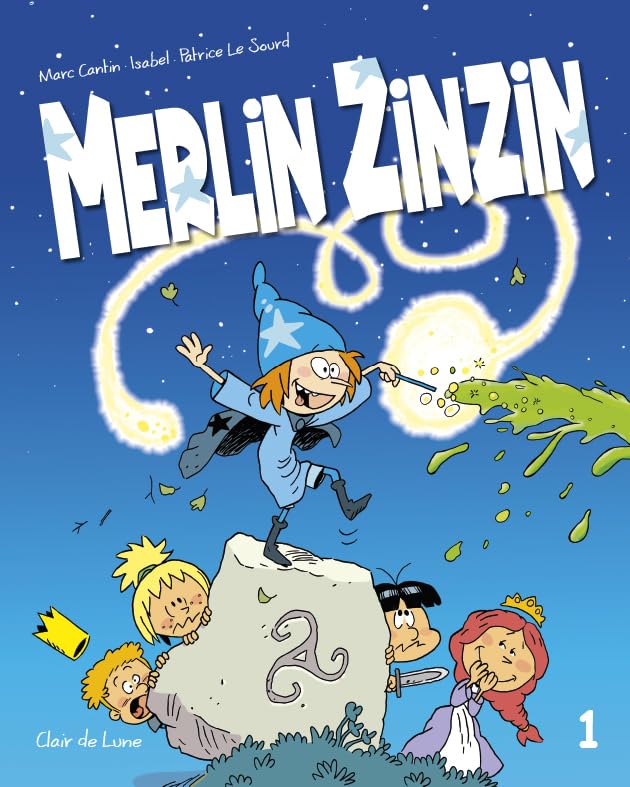 jaquette livre Merlin Zinzin Tome 1