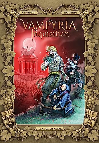 jaquette livre Vampyria Inquisition Tome 2 - Les Vendanges Pourpres