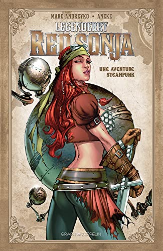 jaquette livre Legenderry Red Sonja - Une Aventure Steampunk