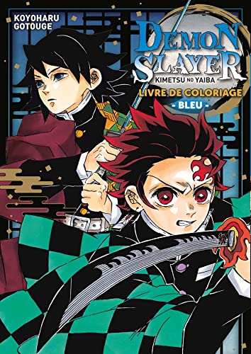 jaquette livre Demon Slayer - Livre de coloriage - Tome 2 : Bleu