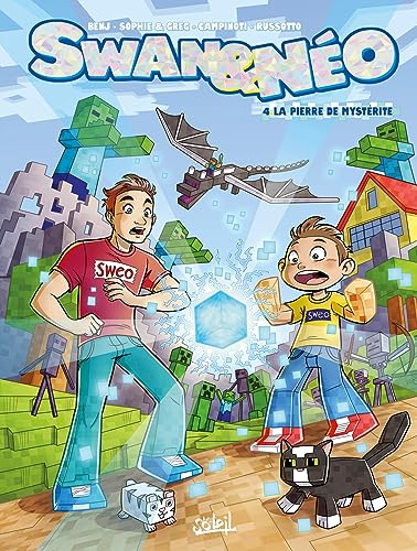 jaquette livre Swan & Néo Tome 4 - La Pierre De Mystérite