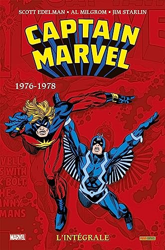 jaquette livre Captain Marvel - L'intégrale 1976-1978