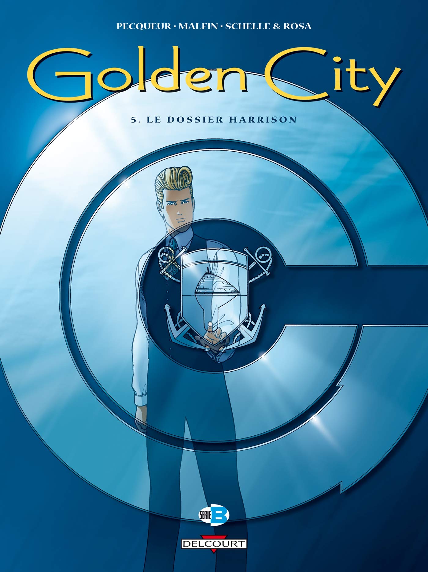 jaquette livre Golden City, tome 5 : Le Dossier Harrison