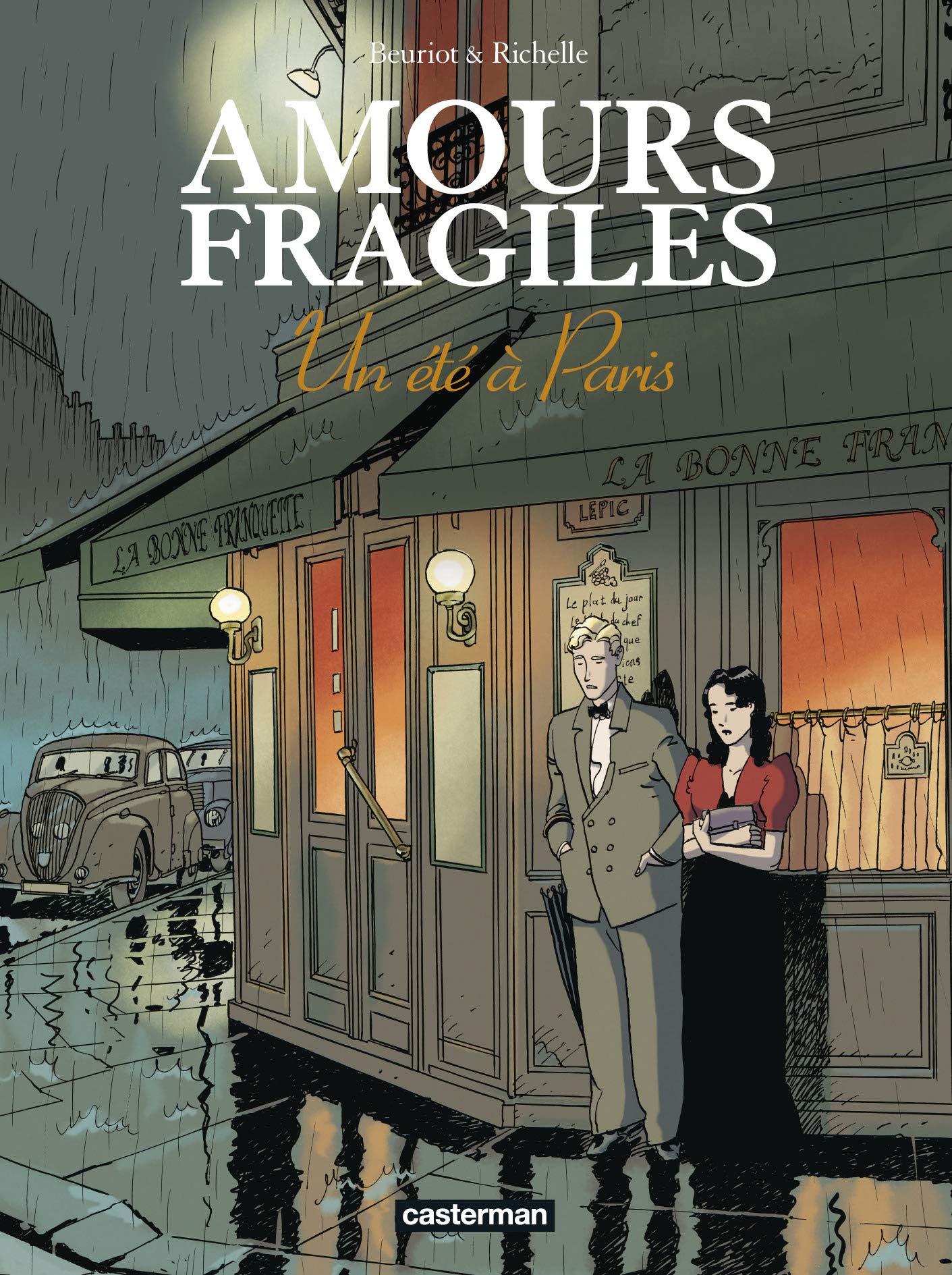jaquette livre Amours fragiles, Tome 2 : Un été à Paris