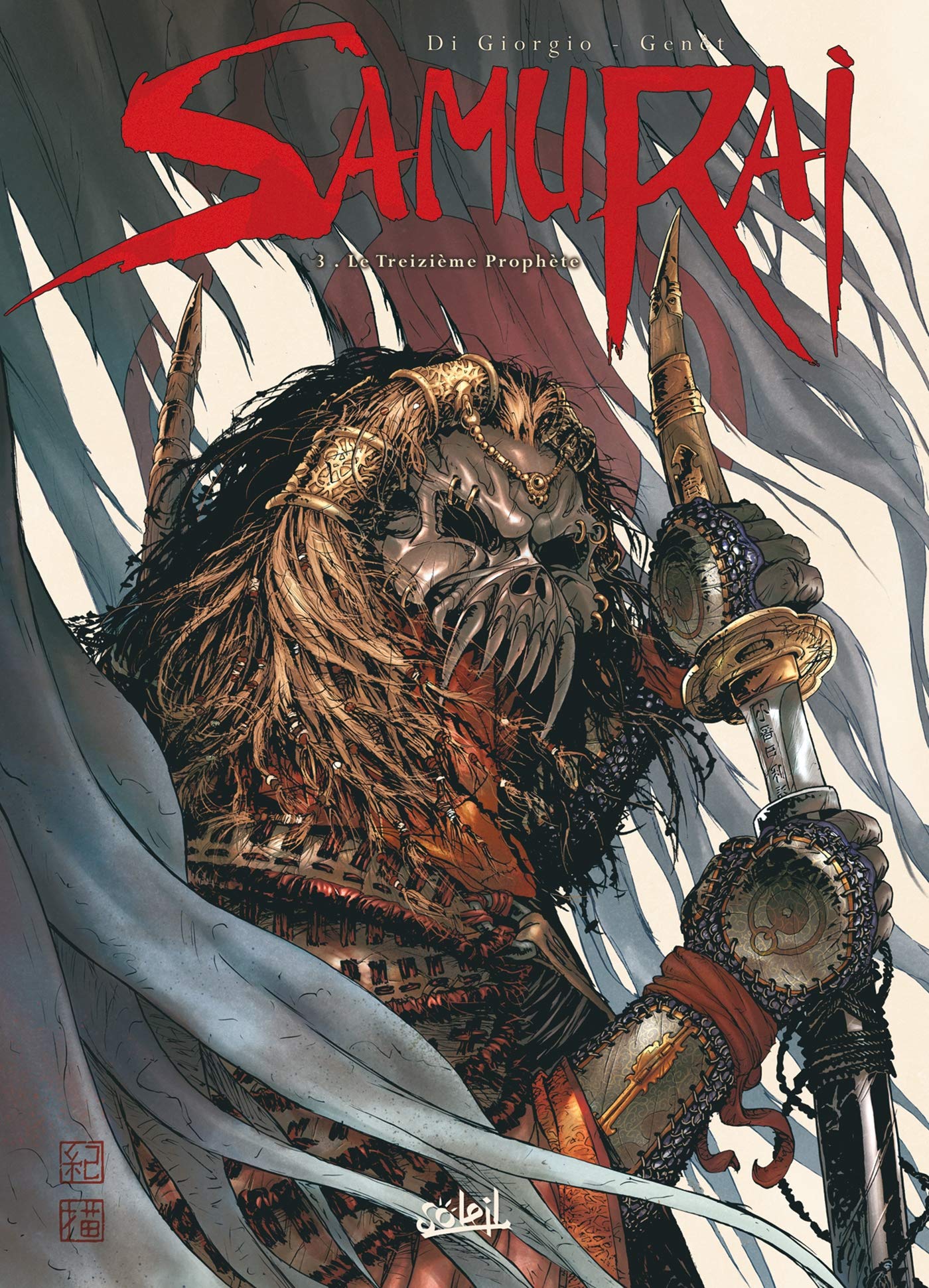 jaquette livre Samurai, Tome 3 : Le Treizième Prophète