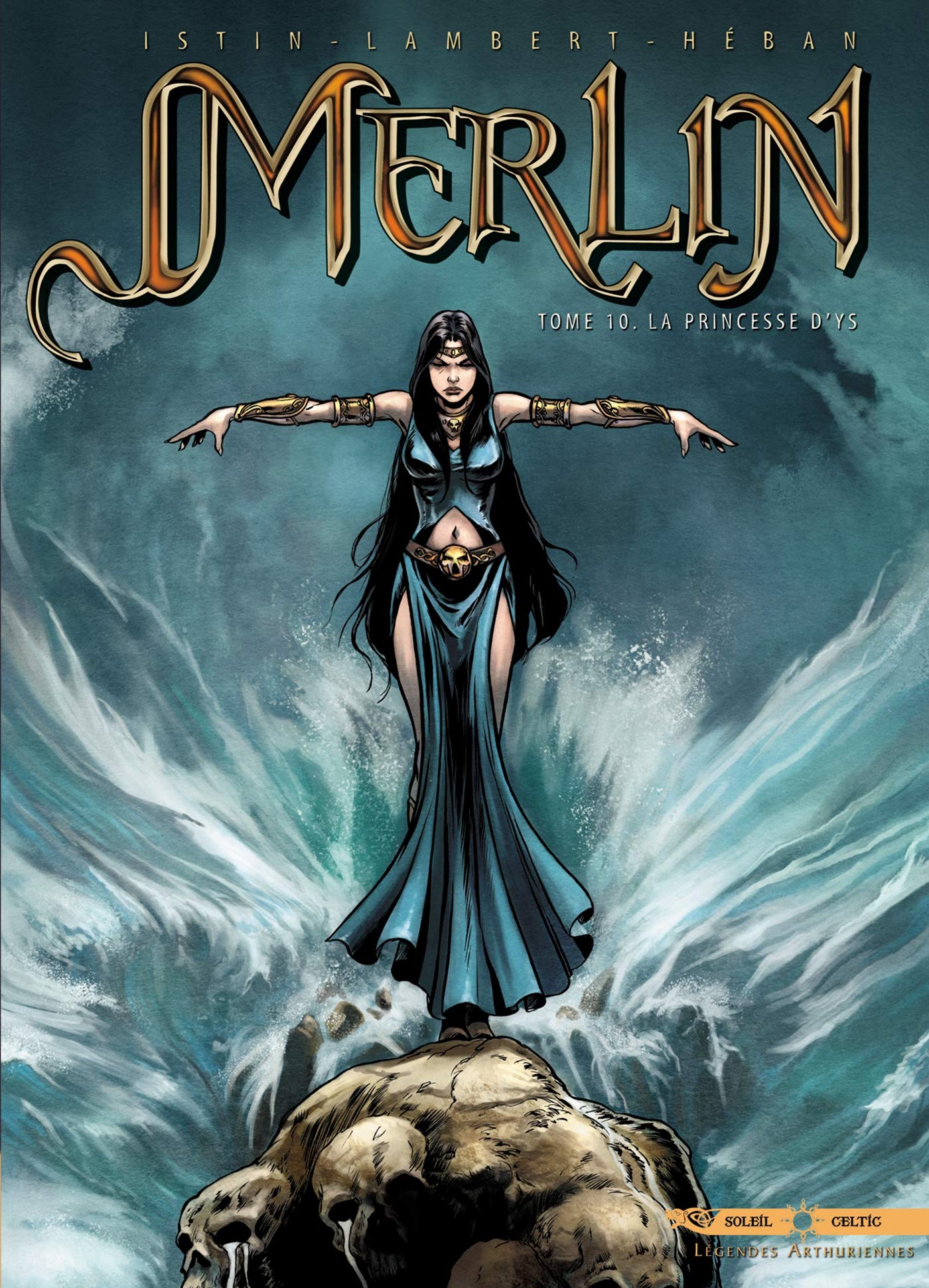 jaquette livre Merlin T10 La princesse d'Ys