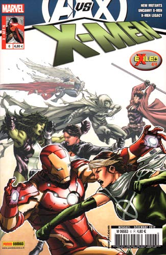 jaquette livre X-Men Tome 6 - Avengers Vs X-Men & Exiled (4/4)