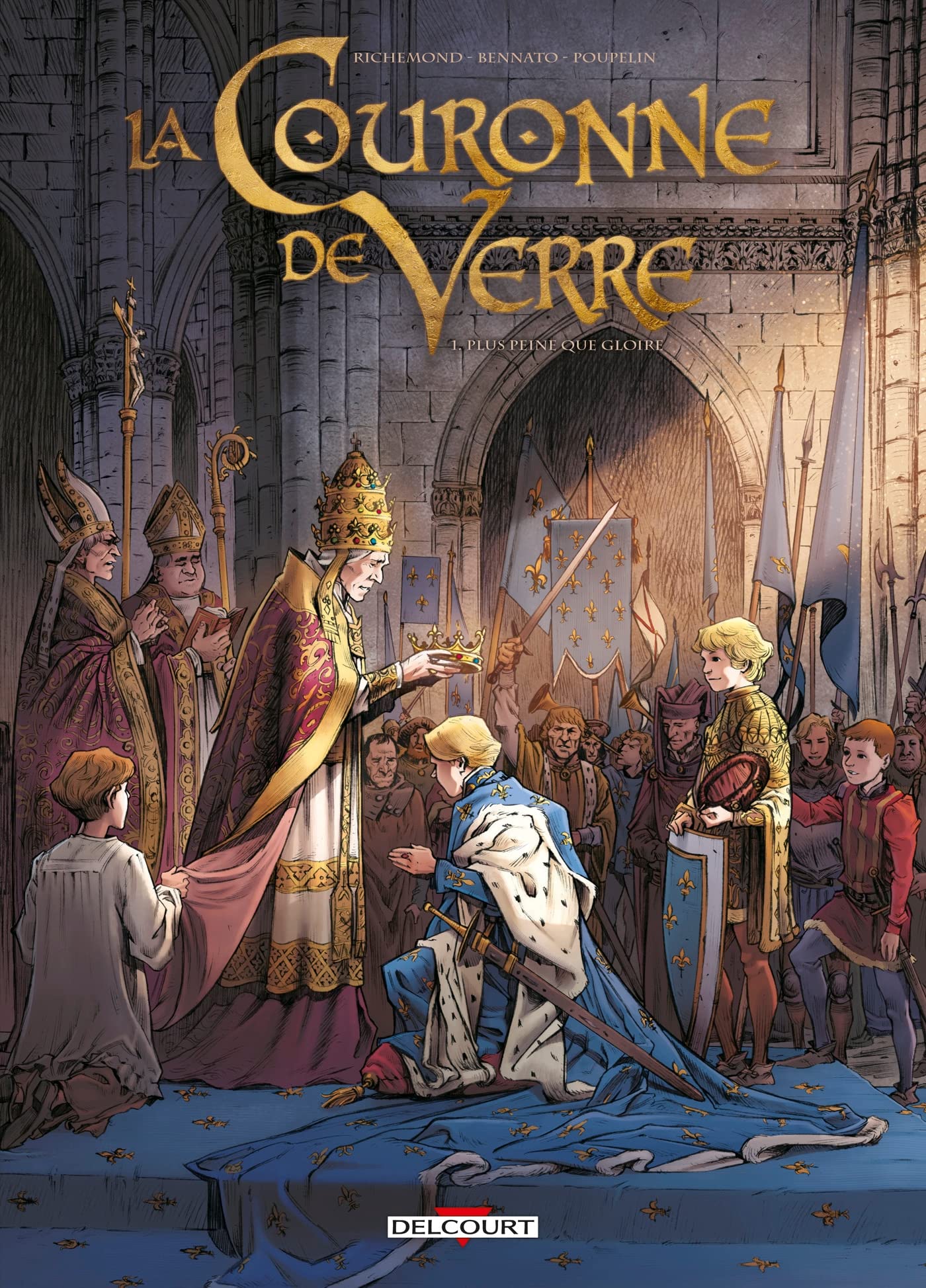 jaquette livre La Couronne de verre T01: Plus peine que gloire