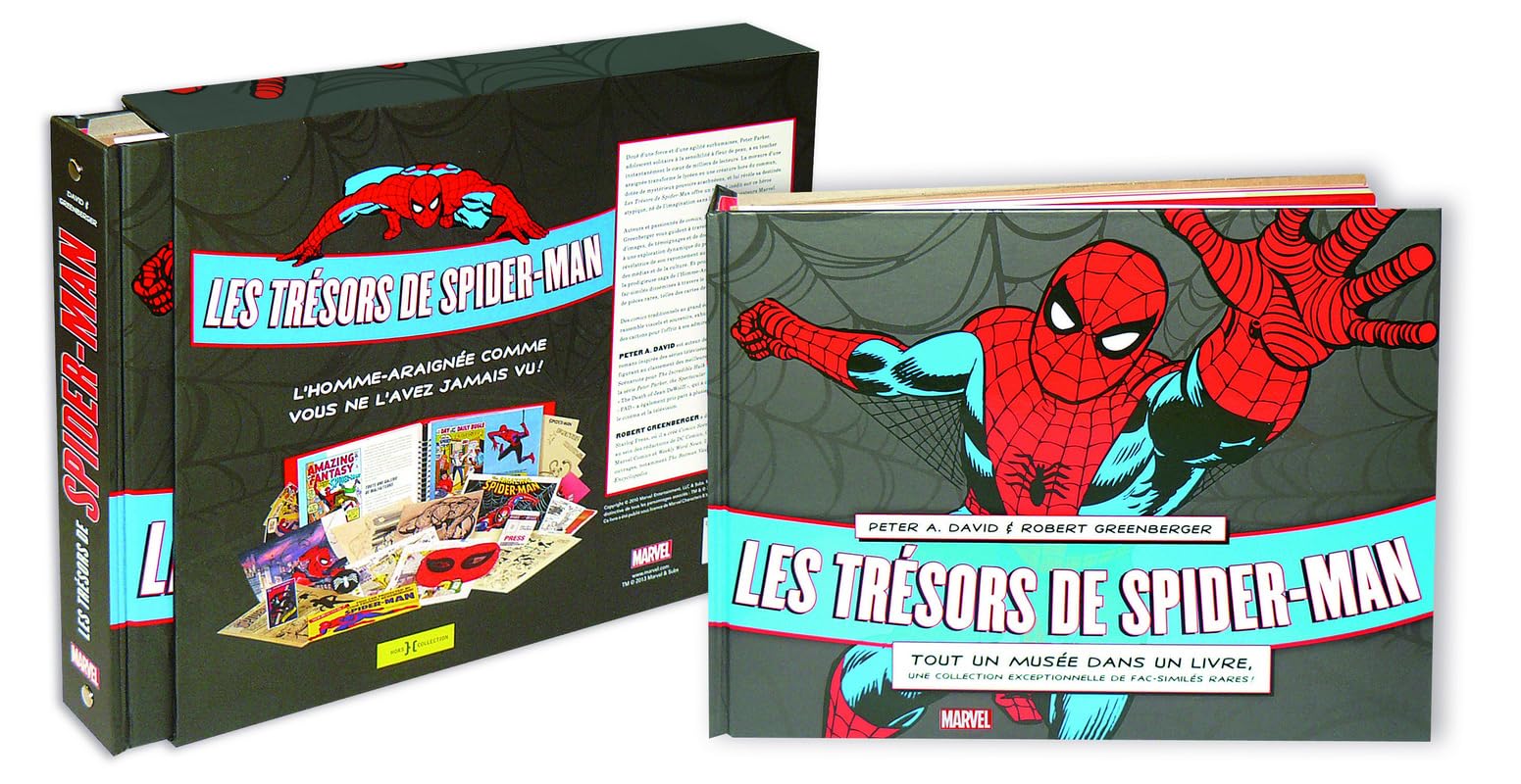 jaquette livre LES TRÉSORS DE SPIDER-MAN