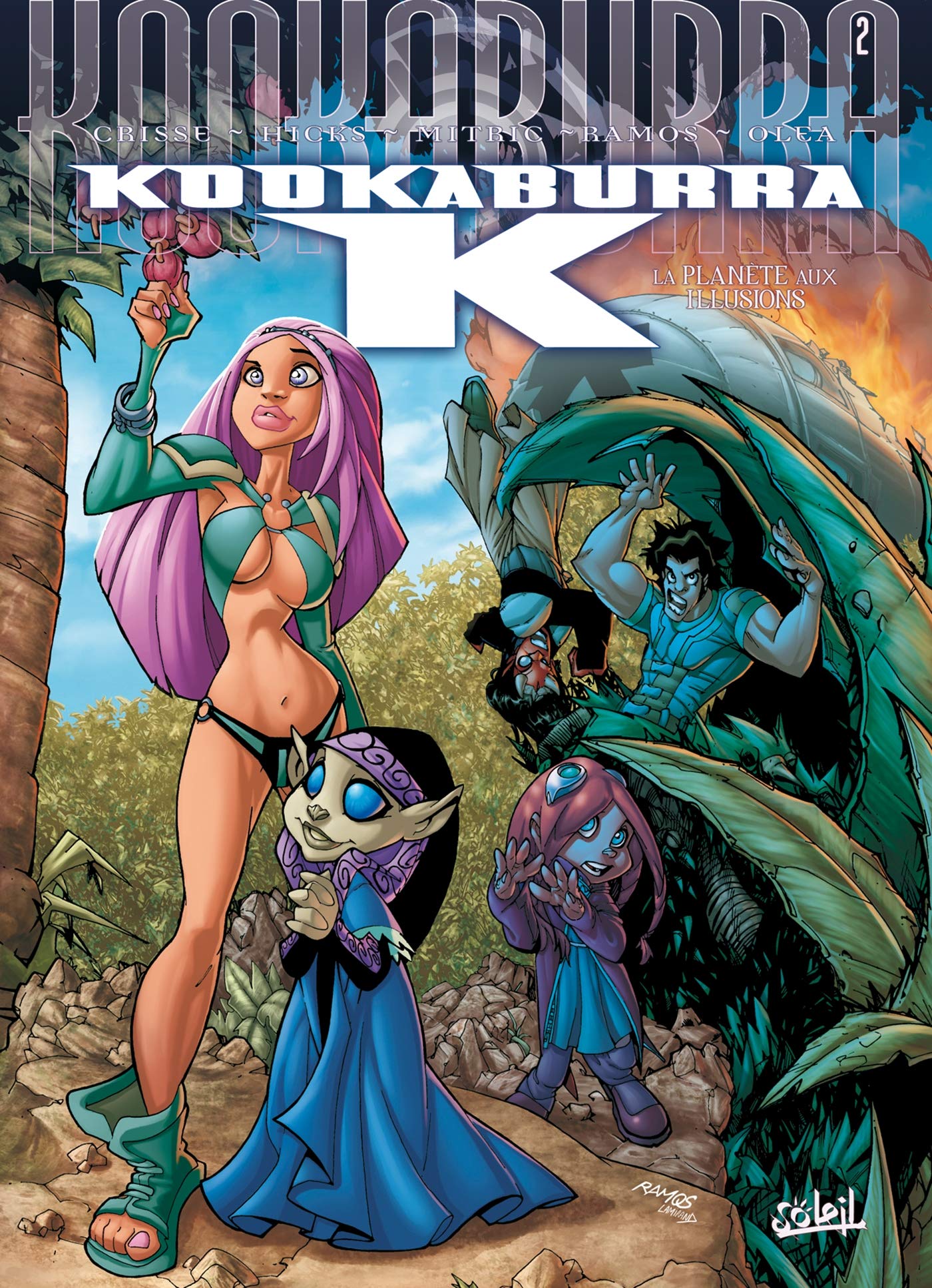jaquette livre Kookaburra K, Tome 2 : La planète aux illusions