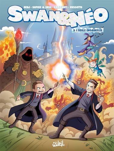 jaquette livre Swan & Néo Tome 5 - L'école Ensorcelée