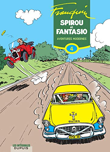 jaquette livre Spirou Et Fantasio Intégrale Tome 4 - Aventures Modernes - 1954-1956