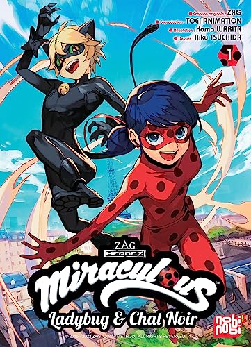 jaquette livre Miraculous Ladybug et Chat Noir - Tome 1