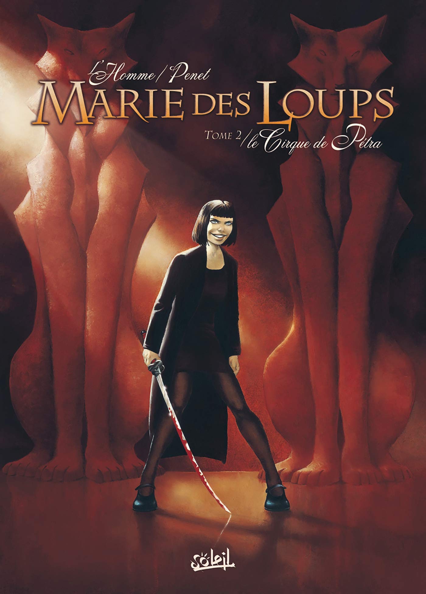 jaquette livre Marie des Loups, Tome 2 : Le Cirque de Pétra