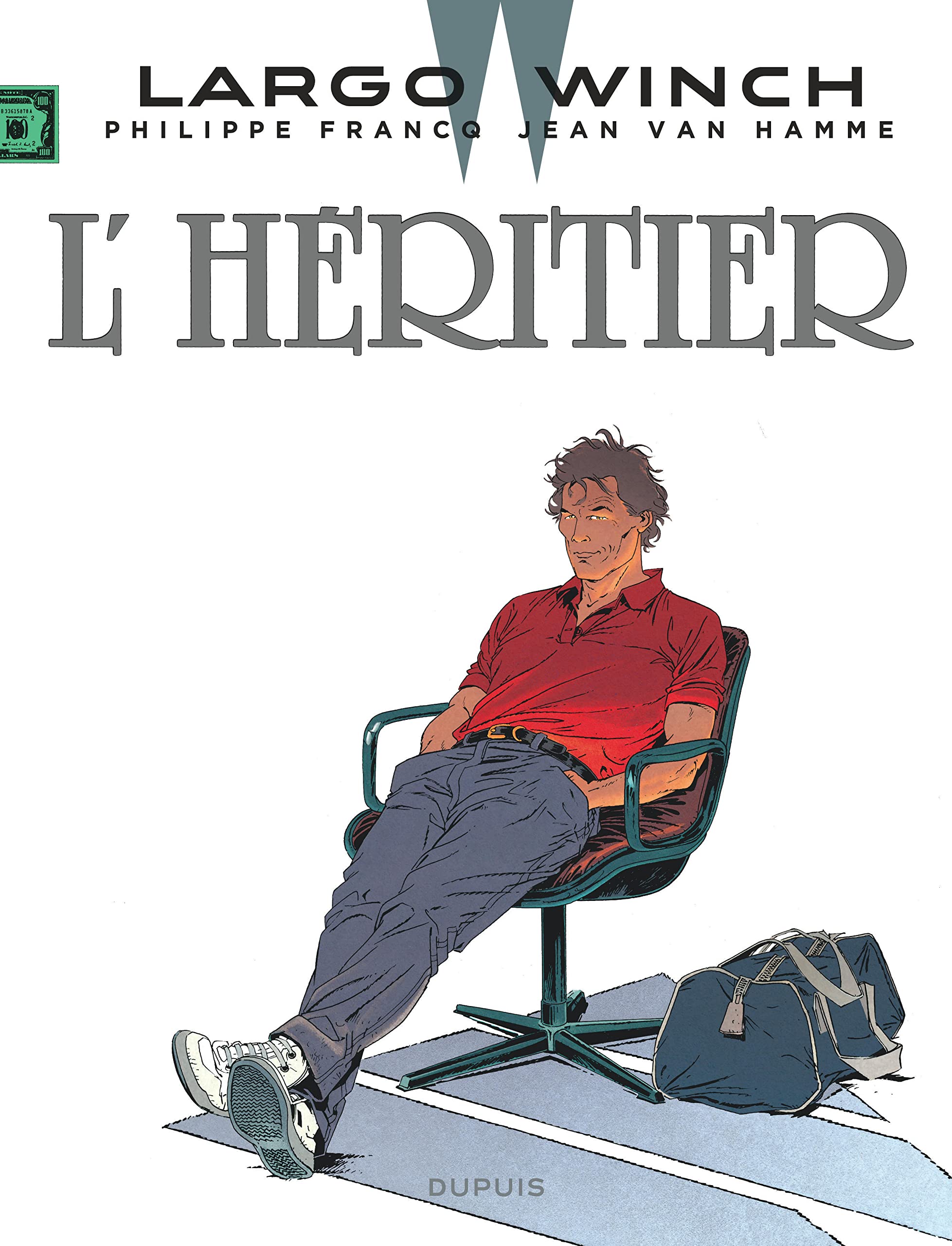 jaquette livre Largo Winch - tome 1 - L'Héritier (grand format)