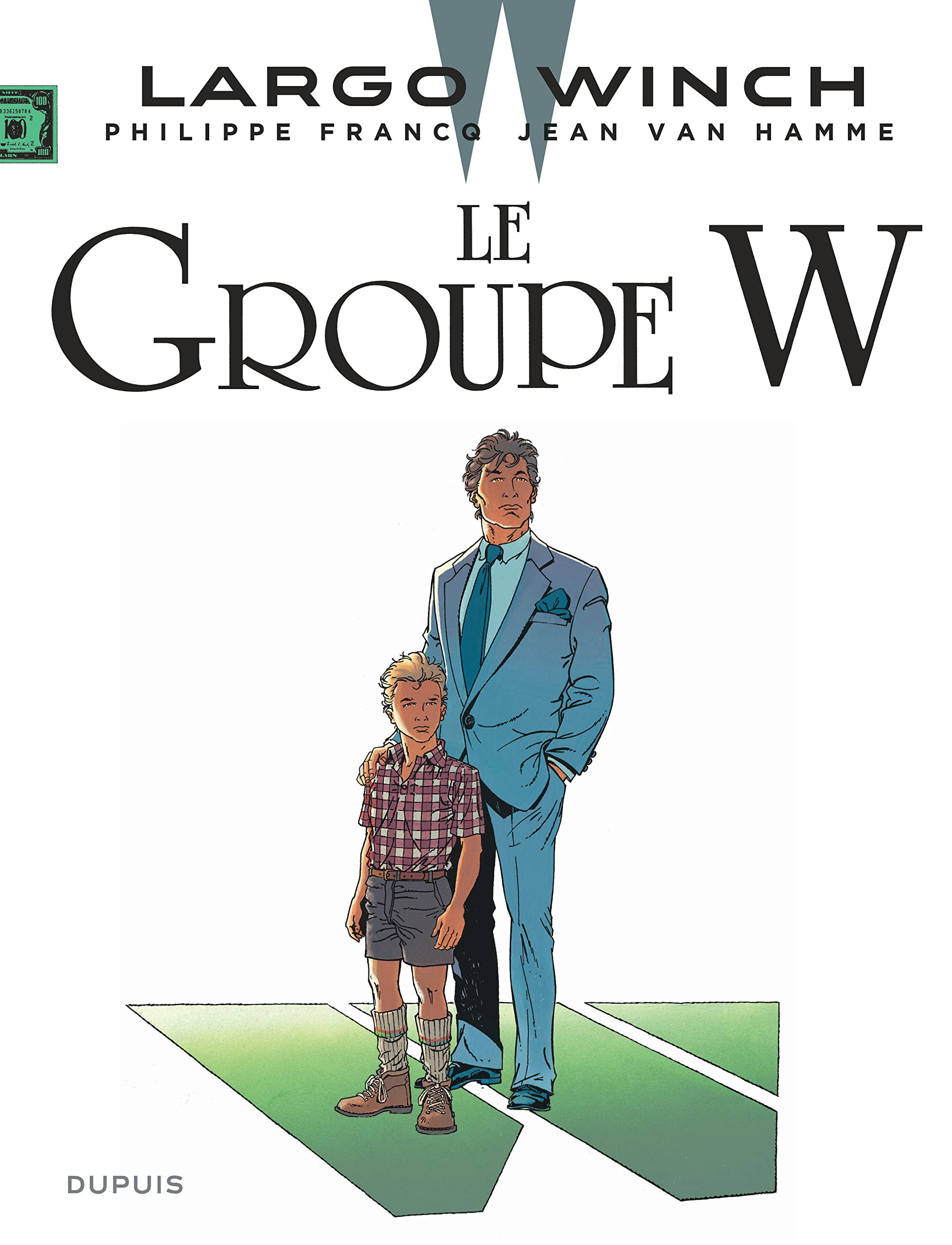 jaquette livre Largo Winch - tome 2 - Le Groupe W (grand format)