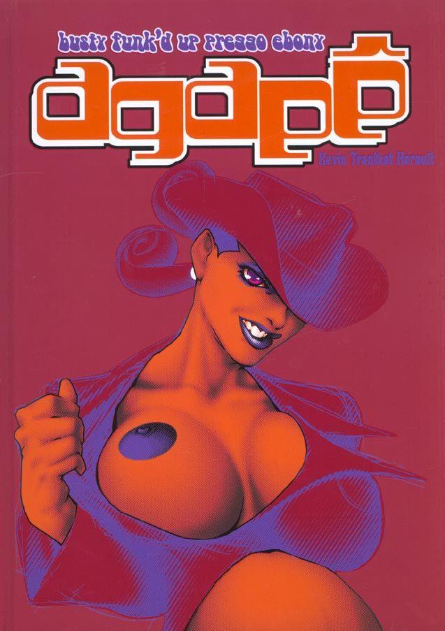 jaquette livre Agapê - busty funk'd up presso ebony