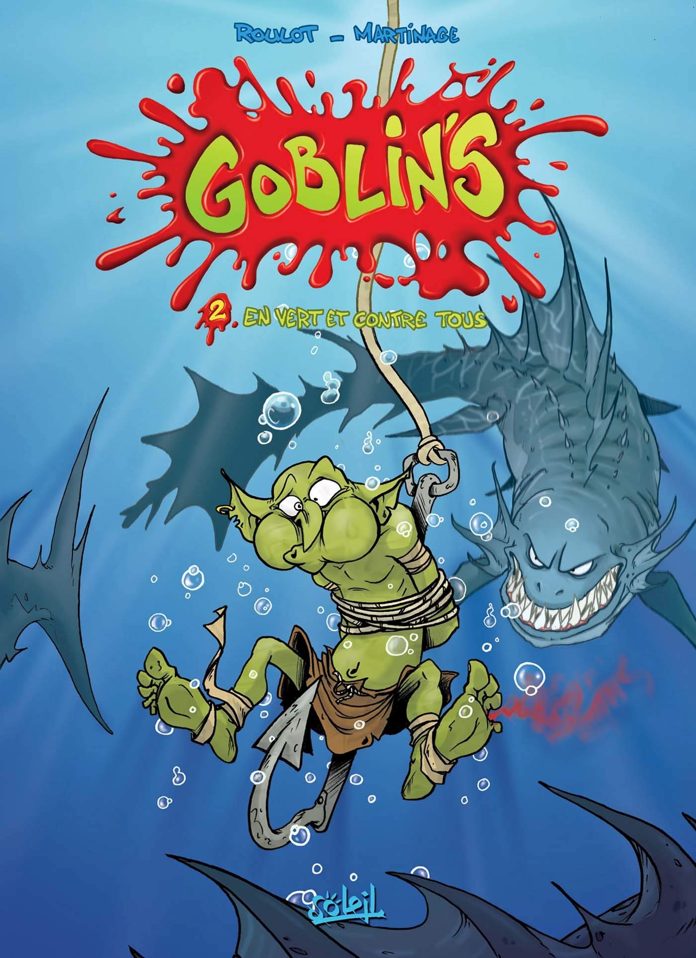 jaquette livre Goblin's, tome 2 : En vert et contre tous