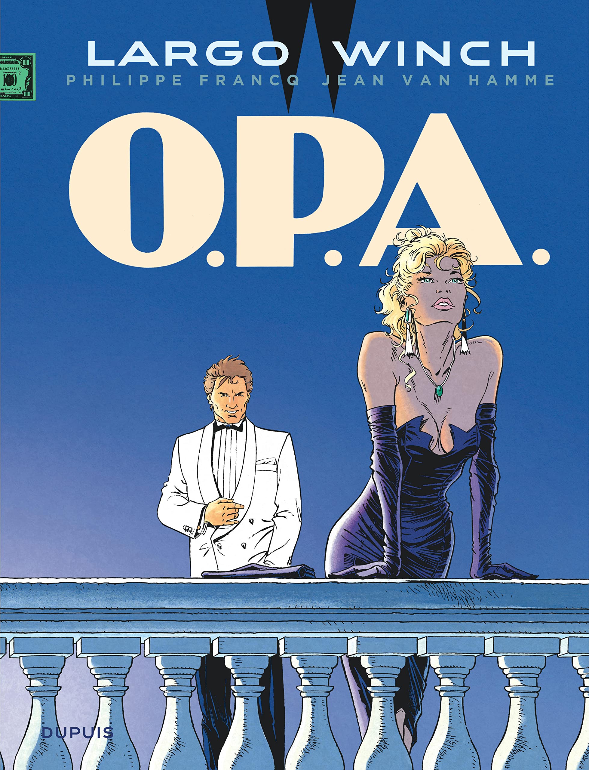 jaquette livre Largo Winch - tome 3 - O.P.A. (grand format)