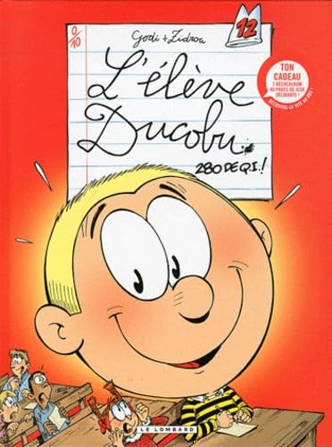 jaquette livre L'élève Ducobu Tome 12 - 280 De Qi ! - Avec Récréalbum