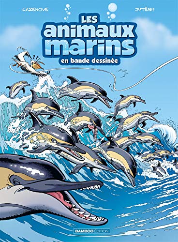 jaquette livre Les Animaux Marins En Bande Dessinée Tome 5