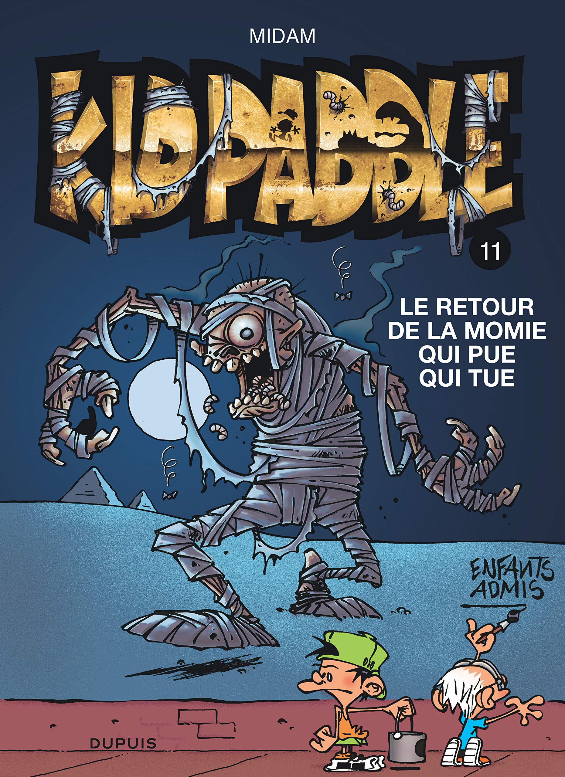 jaquette livre Kid Paddle - tome 11 - Le retour de la momie qui pue qui tue