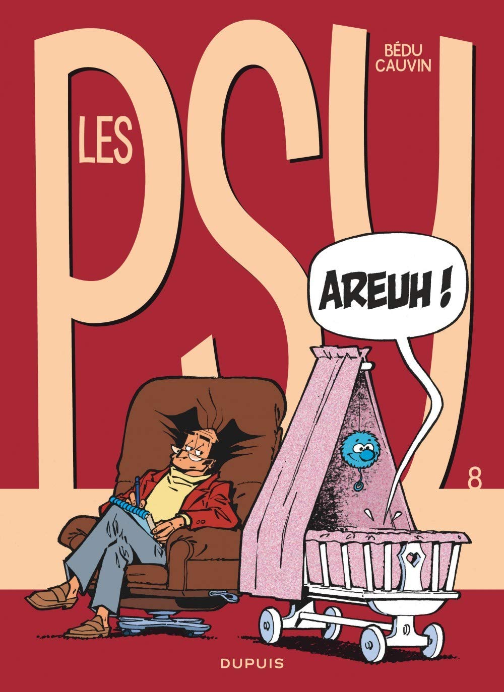 jaquette livre Les Psy, tome 8 : Areuh !