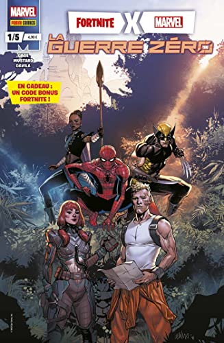 jaquette livre Fortnite X Marvel : La Guerre Zéro N°01