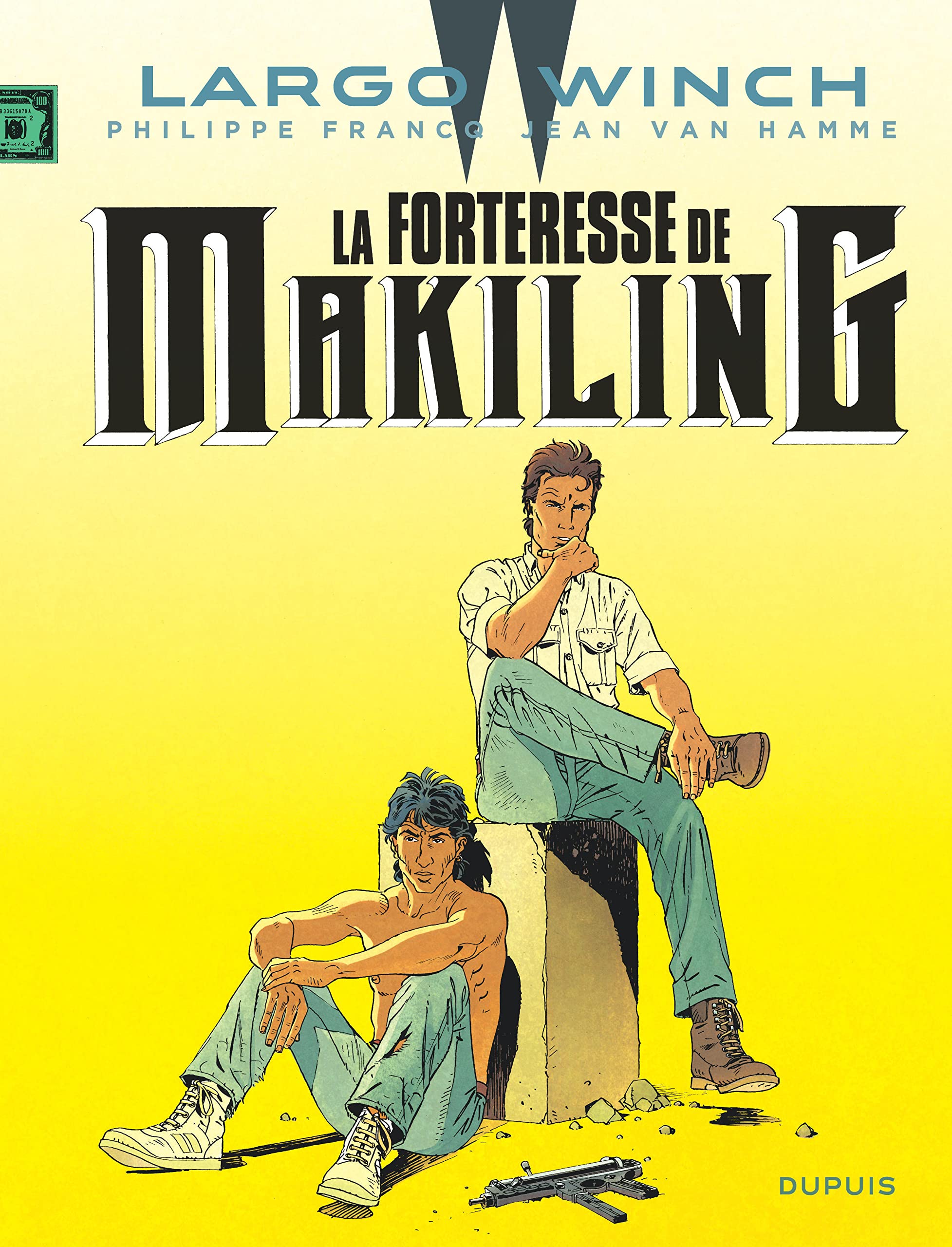 jaquette livre Largo Winch - tome 7 - La Forteresse de Makiling (grand format)
