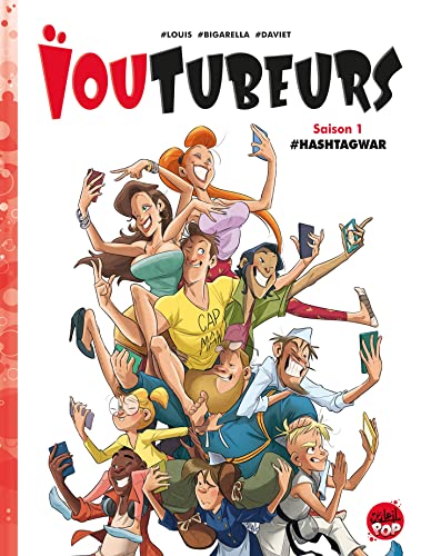 jaquette livre Ioutubers Tome 1 - Hashtagwar
