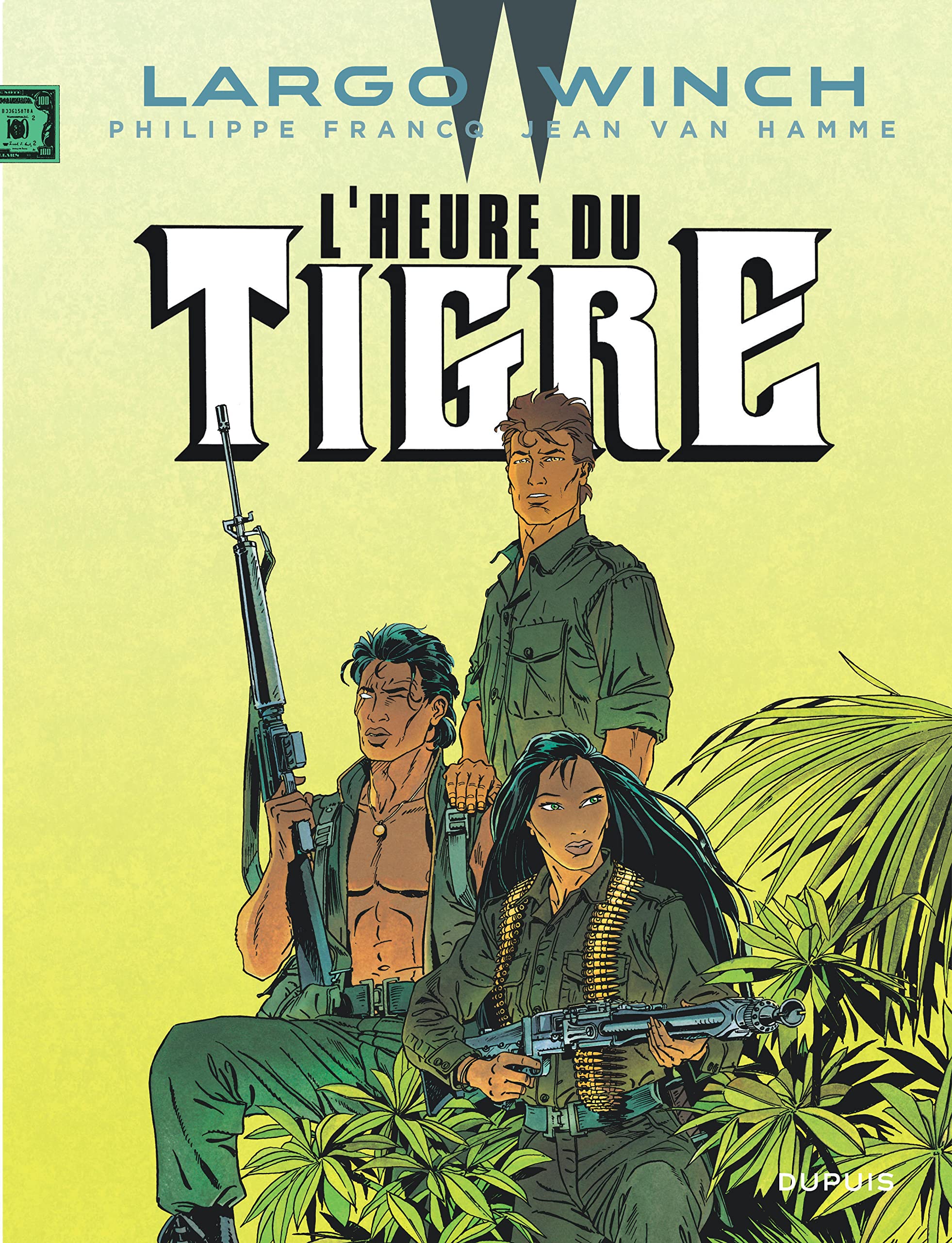 jaquette livre Largo Winch - tome 8 - L'Heure du tigre (grand format)