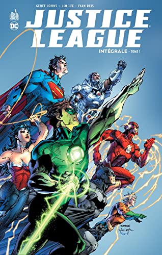 jaquette livre Justice League Intégrale Tome 1