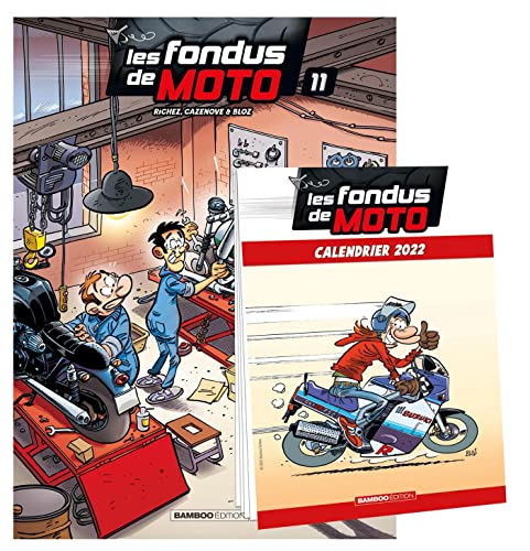 jaquette livre Les Fondus De Moto Tome 11 - Avec Le Calendrier 2022 Offert