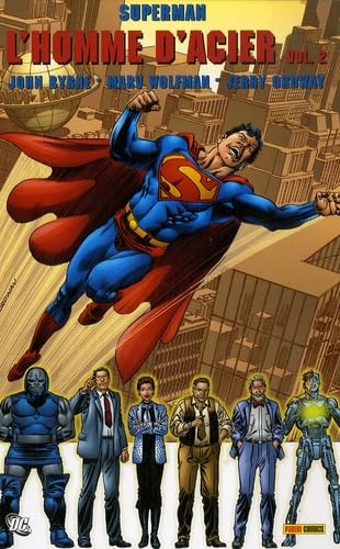 jaquette livre Superman : L'homme D'acier Tome 2
